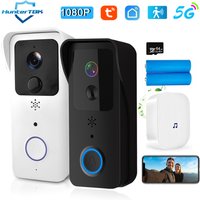 5G 2.4G WiFi Video Doorbell 1080P Tuya Smart Outdoor Wireless Intercom Waterproof Wireless Camera Ringing Bell image 4