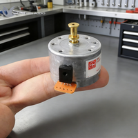 H/L Fine Speed Trim Turntable Motor Replacement, 25mm Mount 9-12V DC Low Noise 33/45/78 RPM