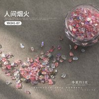 AliExpress felaxuu 1 Bottle Natural Crystal Nail Art Charms Gravel Stones Irregular Nail DIY Decoration Gems for Y2K Nails Jewels On Manicure Parts