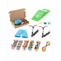 AliExpress NONE Scooter/Finger Skateboard/Casual Pants/Roller Skates/Bike For Tech Deck Ramp Venue Combination Set Children Indoor Home Toys Gif