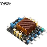 YJCO TPA3255 2.1 Channel Bluetooth Amplifier Board QCC3084 Bluetooth 5.4 HIFI 300W*2+600W with PCM5102A Decode 96K DC24V-48V