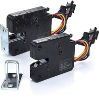 IP65 Waterproof Electric Lock DC 3V/DC 5V/DC 12V Mini Small Size Solenoid Electromagnetic Electric Control Cabinet Drawer Lock