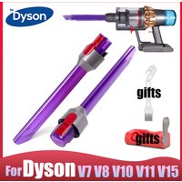 For Dyson LED Crevice Nozzle V7 V8 V10 V11 V15, Vacuum Suction Head for AC, Car Interiors, Sofas & Narrow Corners