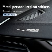 For KIA Car Logo Emblem Badge Metal Sticker Decals Decoration Accessories K5 K2 Optima Soul Spectra Niro Cadenza Sephia Carens