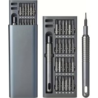 25 in 1 mini screwdriver set, flat head and cross shaped small screwdrivers, suitable for electronic products image 4