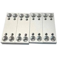 Professional CNC Machining Parts for Aluminum Alloy CNC Machined Precision Mounting Plate / Custom Mechanical Component