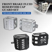 For BMW R1200GS Adventure 2006 2007 2008 2009 2010 2011 2012 2013 Front Rear Brake Pump Fluid Reservoir Oil Cap Guard Cover