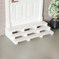 ▶1Pcs Dollhouse Staircase Model Mini Simulation Dolls House DIY Micro Landscape Outdoor Stair Decoration Furniture Accessories