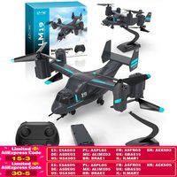 LM19 Remote Control Helicopter Drone 480P Camera Fighter Quadcopter Osprey Aircraft RC Drones for Children Kids Plane Toys Gifts