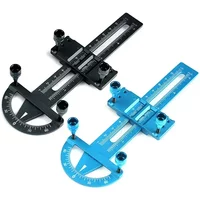 3 in 1 Height Gauge Ruler Aluminum Metal Parts Wheel RC Road Car Set Up Tool Chassis Camber Ride Dip Angle Suspension Simple Toy