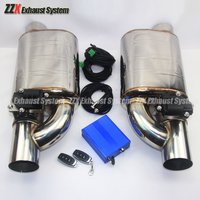 Car Accessories Modified exhaust pipe muffler 304 stainless steel electronic remote control valve exhaust pipe suitable for E46
