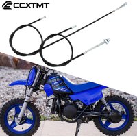 AliExpress NONE Motorcycle Front & Rear Brake Line Drum Brake Cable For Yamaha PW50 PW 50 PY50 PY 50 1981-2009 Kids Bike Dirt Bike Motocross