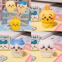 Hot Cute Chikawa Kawaii Bedroom Desktop Decoration Hachiware Usagi Cartoon Vinyl Doll Night Light Luminous Toy Surprise Gifts