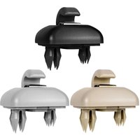 2pcs For Audi A4 S4 A5 S5 Q3 Q5 TT 8U0857562A Car Sunshade Sun Visor Retainer Hook Black Gray Beige Fastener Clip Holder Bracket