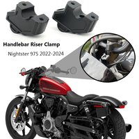 Nightster 975 Black Motorcycle Accessories Handlebar Riser Clamp Heightening Kits For Harley RH975 Special 2022 2023 2024