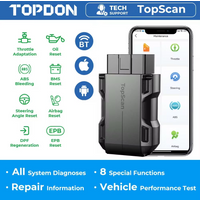 TOPDON TopScan Lite Scanner Intelligentes Diagnosewerkzeug DTC-Reparaturguide Bluetooth OBD2 Codeleser Vollsystem Aktiver Test