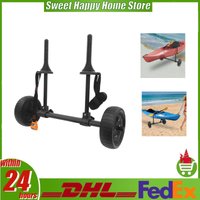 Kayak Cart Canoe Transport Cart Adjustable Width 2.36-11.02in 99.2lbs Capacity 7.87in Wheels for Kayak Canoe Paddleboard
