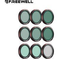 Freewell 9 Pack Magnetic Design Filters Compatibility DJI NEO 2, ND, ND/PL, CPL, UV & Glow Mist Filter Photography Accessories