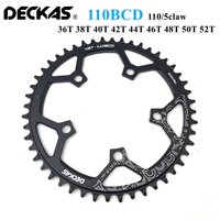 Deckas 110BCD 110/5 claws Road Bike Narrow Wide Chainring 36T-58T Bike Chainwheel For shimano SR Bicycle crank Accessories