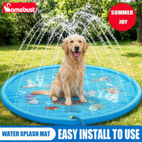 Camebust Inflatable PVC Water Sprash Mat Outdoor Water Play Sprinkler Toy 70'