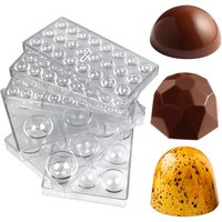 Chocolate Candy Mold Baking Polycarbonate Chocolate Molds Confectionery Bonbons Form Mould Kitchen Baking Pastry Bakery Tools