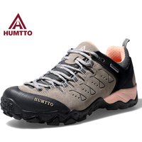 HUMTTO Trekkingschuhe für Damen, Winter-Wanderschuhe für Damen, wasserdicht, neue Luxus-Designer-Kletterleder, lässige Damen-Turnschuhe