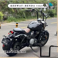 Motorcycle 22mm thick handle Ape Hanger handlebare compatible For KEEWAY-BENDA V302 C Keeway V-Cruise 125 manubrios para motos
