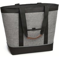 Large Capacity Insulated Tote Bag, Lightweight Foldable Lunch Bag, Fixed Shoulder Strap Shoulder Bag