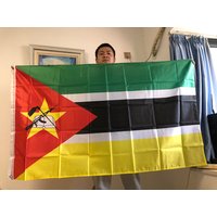 SKY FLAG Mozambique flag 90*150cm INDOOR outdoor polyester Hanging Mozambique National banner