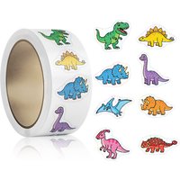 500 Pcs Laser Dinosaur Animal Stickers Decal Reward Cute Office Supplies Incentives Animals Sticker Dinosaur Party Favor