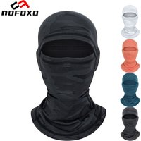 AliExpress nofoxo NOFOXO Summer Ice Silk Breathable Mask Lightweight Sun Protection Sport Cycling Mask Bicycle Scarf Motorcycle Helmet Liner Neck
