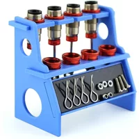 1Set Magnetic Damper Stand for Kyosho RC Car Shocks – Suction Cup & Screw Mount Tool