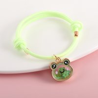 Winoneday 1Pcs Sweet Cartoon Animal Frog Rabbit Best Friend Bracelet Cute Jewelry Gift for Daughter Girls