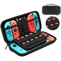 Storage Bag For Nintendo Switch Console For Switch OLED Carrying Case with 10 Games Cartridges Protective Hard Shell Storage Bag