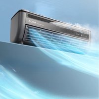Kitchen Air Conditioner New Wall-mounted Cooling Fan Strong Wind Charging Fan Home Remote Control