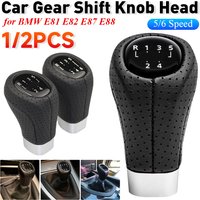 1/2pcs Car Gear Shift Knob Head For BMW E81 E82 E87 E88 5/6 Speed Car Gear Shift Knob Handball Shifter Knobs M Label/No Label