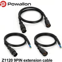 Z1120 Waterproof 9Pin Extension Cable, Male To Female Plug For E-Bike Hub Motor & Controller, Electric Bicycle Conversion Wire