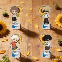 10CM Q-version The Summer Hikaru Died Anime figure Acrylic Stand Model Fans Cosplay Asako/Yoshiki/Hikaru Ornament Toy for Gifts