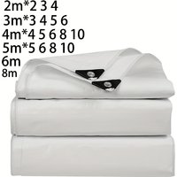 Large Tarpaulin White 3x5 6 4x4 8m*8 10 12 Sun Shade Sail Outdoor Awning Waterproof Camp tarp Uv Blocking Tent Rain Cover Canopy