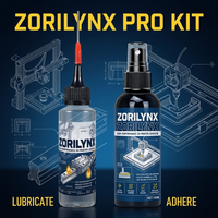 3D Printer Maintenance Kit 100ml Bed Adhesive Glue & 70ml High Precision Lubricant Oil for Smooth Printing Set ZORILYNX