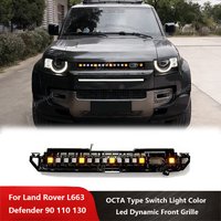 Off Road 4x4 Accessories OCTA Type LED Dynamic Front Grille For Land Rover 2020-2026 L663 Defender 90 110 130 Switch Light Color