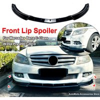 For Mercedes Benz C-Class W204 Pre 2007-2010 Front Lip Spoiler Front Shovel Bumper Guard Exterior Modification Car Body Kit