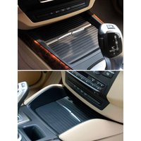 LHD RHD Car Front Center Console Water Cup Holder Decorative Cover Panel Trim For BMW X5 X6 E70 E71 E72 51166956756 51169129401