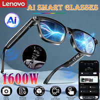Lenovo AI Smart Sunglasses 8K HD 1600W Dual Camera Real Time Translation Bluetooth Calling Audio Video Music Playback Glasses