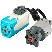 MOC Upgrade Rechargeable Lithium M Motor High Tech Building Blocks Parts Power Functions 8883 Motor For 9686 Modified DIY
