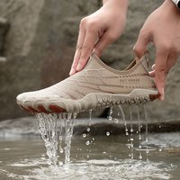 2026 New Men Outdoor Trekking Shoes Lightweight Anti-Slip Aqua Shoes Summer Breathable Beach Swimming Wading Footwear