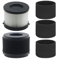 A74G-49-90-0160, 49-90-1951 Filters for Milwaukee Compact Vacuum 0882-20 M18, 2 Pack HEPA Filters and 4 Pack Foam Filters