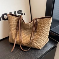 Knitted Tote Bag for Women Shoulder Bag Retro Versatile Designer Bags Class Bag for Girl Shopping Bags Bolso Marca Lujo Сумка