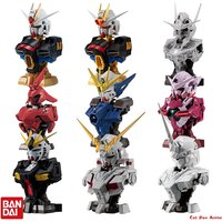 Bandai Gundam Gacha Free-Winged Shazabi Unicorn Spirit Angel Mechanical Figure with Glowing Chest Detailing Trendy Blind Box Toy