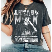 Machine Gun Kelly T-shirt, MGK Rock Music Pattern T-shirt for Rock Fans Casual Fashion Spring/Summer New Couple T-shirt